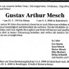 Mesch Gustav Arthur 1910-2000 Todesanzeige